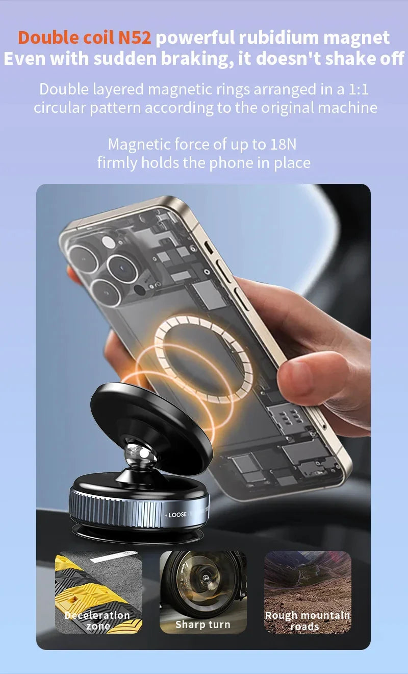 💥Hot Sale 50% OFF🔥"Hands-Free"📱360° Rotating Vacuum Suction Phone Holder
