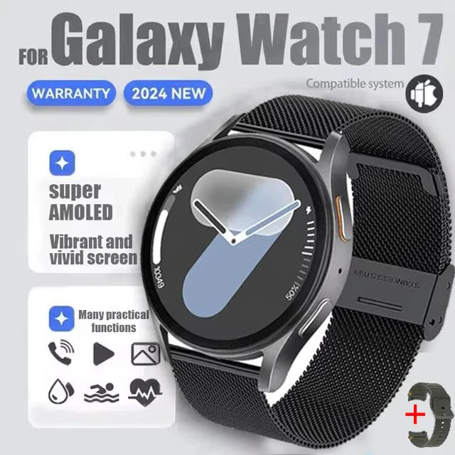 Galaxy Watch 7 Men Smart Watch Multi-Function Sports Fitness Tracker Bracelet Health Monitoring Smartwatch Women For Android IOS