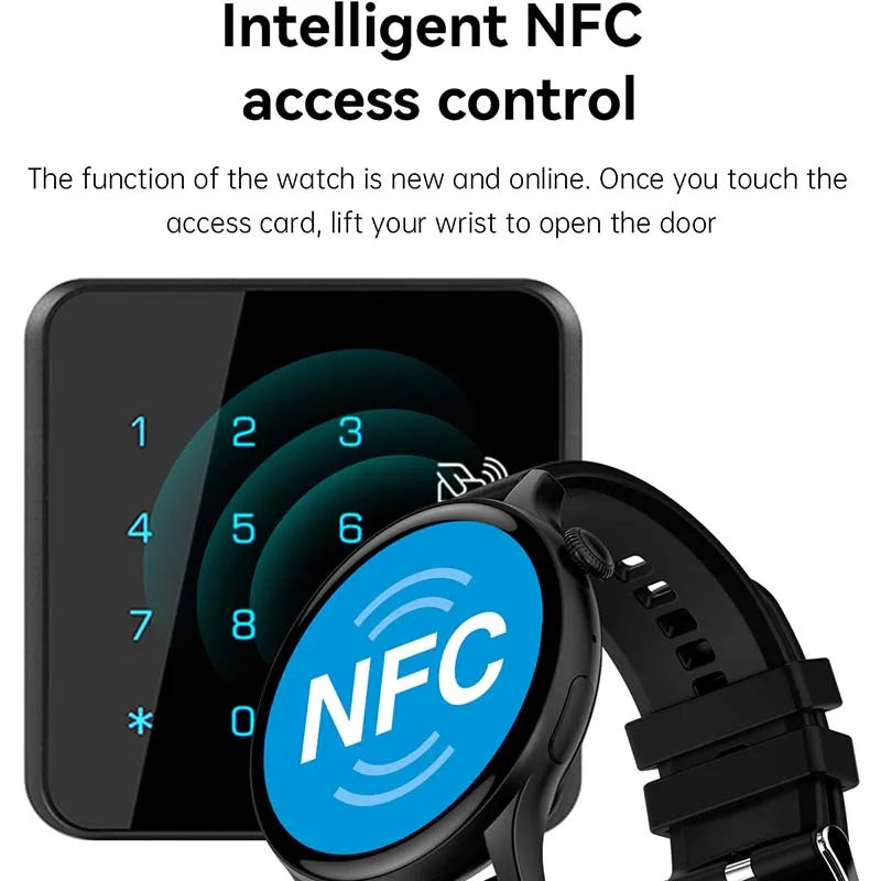 2024 New Smart Watch HK85 AMOLED 1.43" BT Call Health Monitoring Always on Display Men Women Tracking Fitness Sports Smartwatch