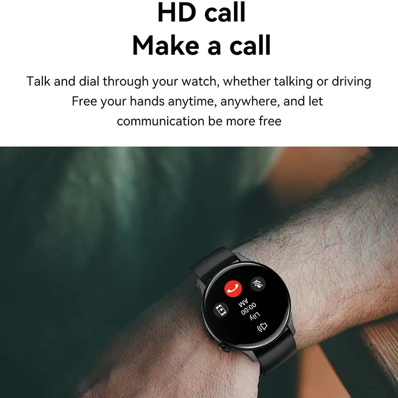 2024 New Smart Watch HK85 AMOLED 1.43" BT Call Health Monitoring Always on Display Men Women Tracking Fitness Sports Smartwatch