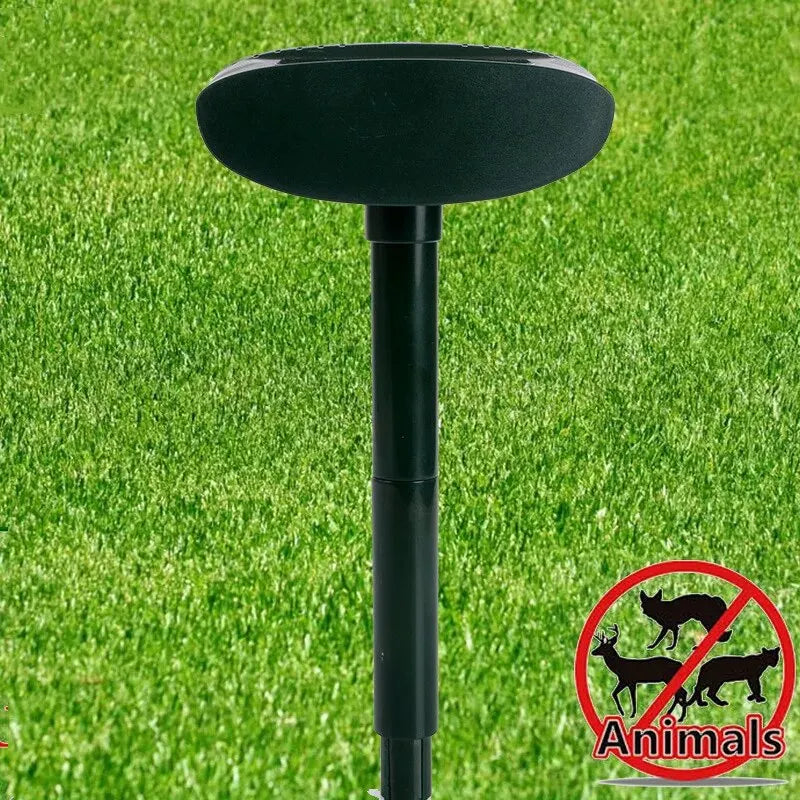 1pc ultrasound Repellant Cat Dog Repellant Solar Powered Rechargeable Garden Waterproof creature Deterrent For Farm Yard
