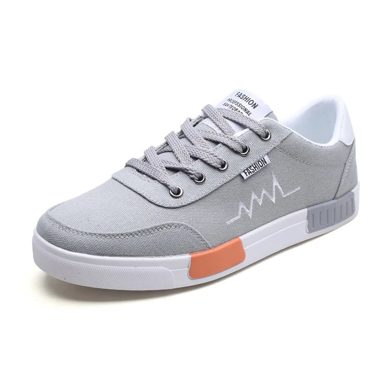 Men's Shoes 2024 New Breathable Canvas Shoes Men's Fashion Versatile Men's Sports Casual Board Shoes Comfortable