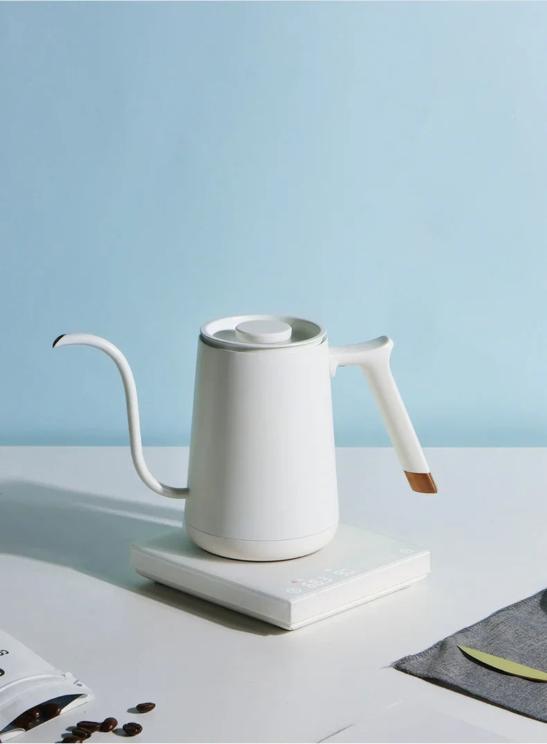 Timemore Fish Smart Electric Pour Over Kettle 600ml 220v Fine Mouth Temperature Control Customize Hand Brew Coffee Pot Gifts