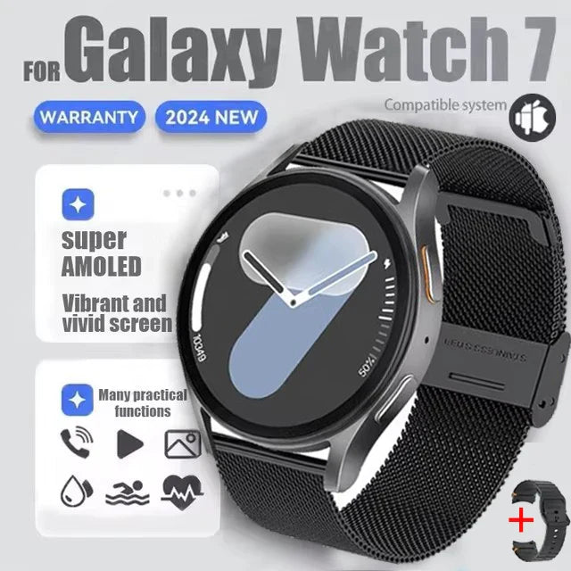 Galaxy Watch 7 Men Smart Watch Multi-Function Sports Fitness Tracker Bracelet Health Monitoring Smartwatch Women For Android IOS