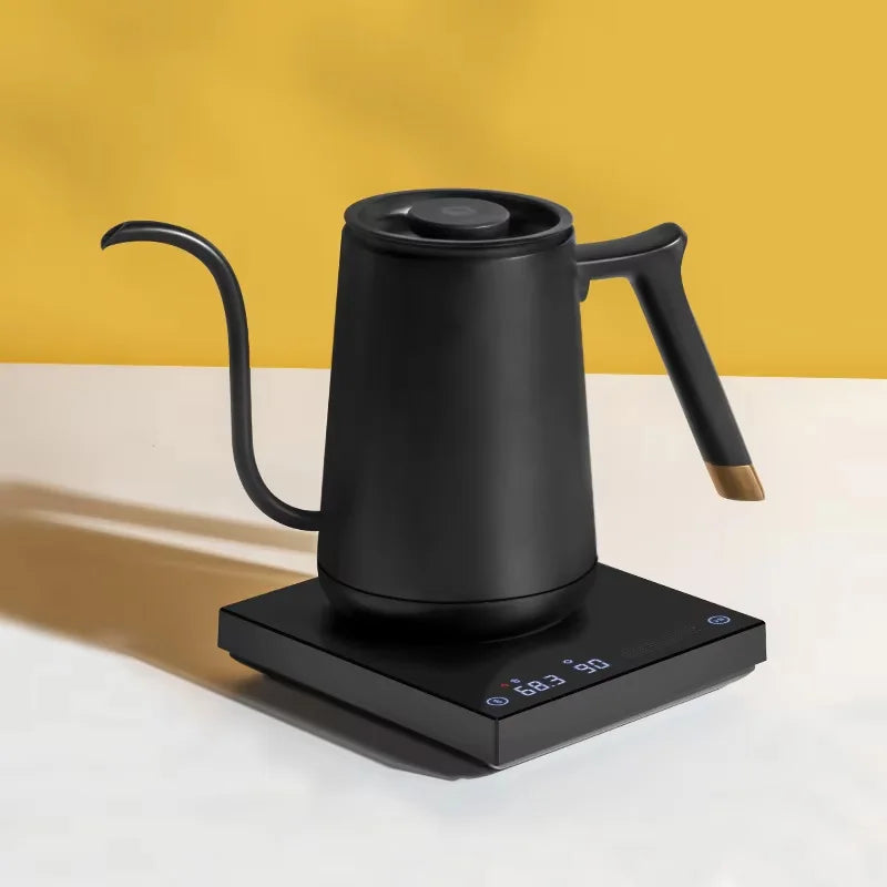 Timemore Fish Smart Electric Pour Over Kettle 600ml 220v  Fine Mouth Temperature Control Customize Hand Brew Coffee Pot Gifts