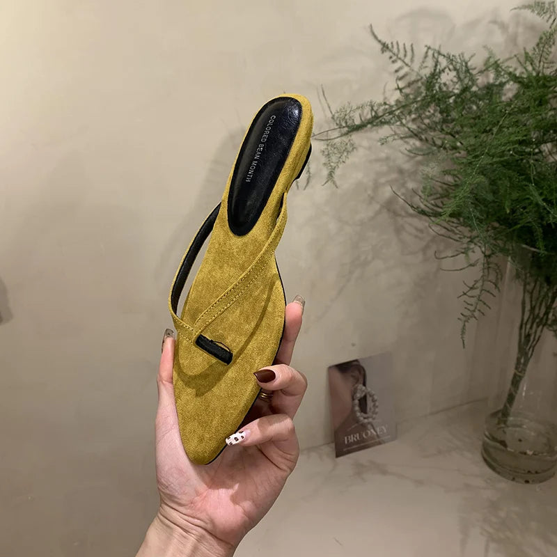 Summer Women Fashion Clip Toe Slippers Casual Comfort Outdoor Shoes Ladies Beach Dress Flats Slides